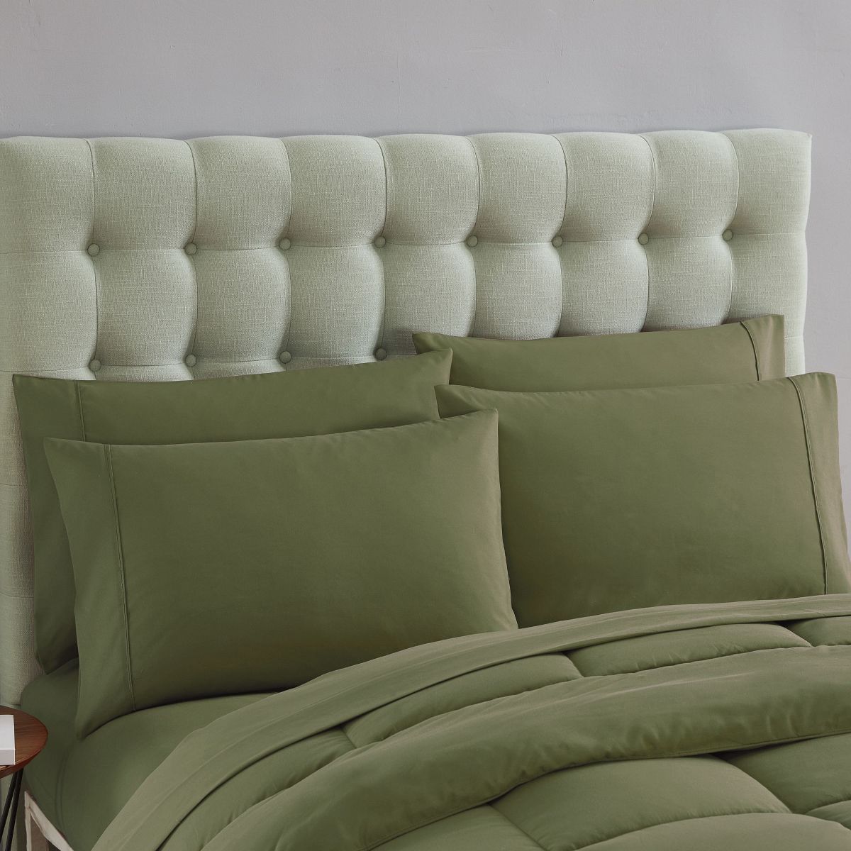 All Season Bed-in-A-Bag Solid Color Comforter & Sheet Set