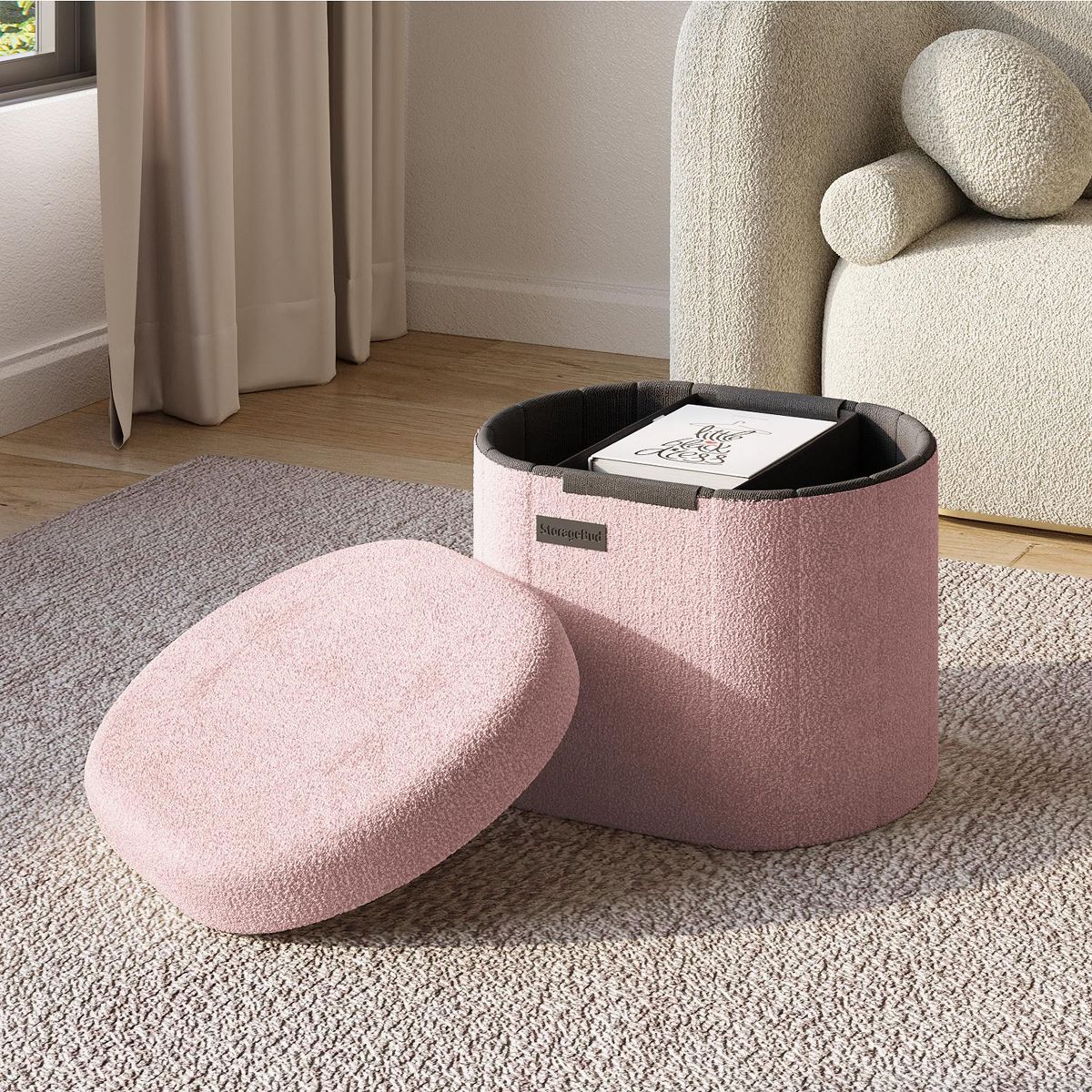 Large Storage Ottoman Bench